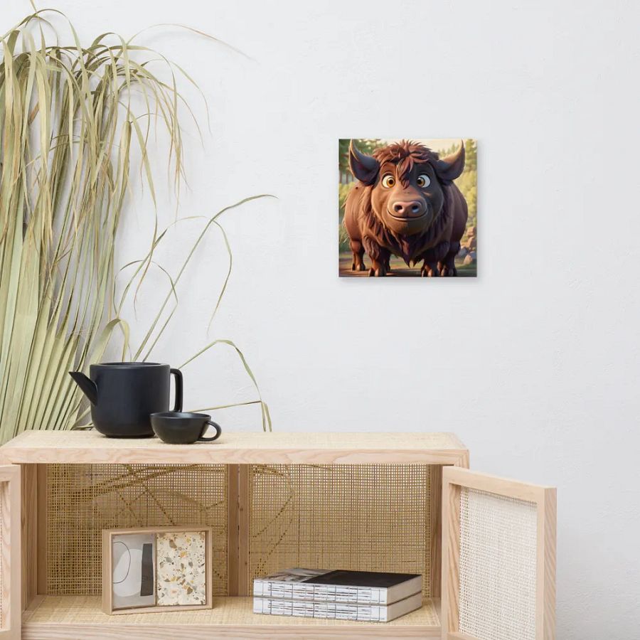 Endangered Species - Mexico - Bison Canvas Art product image (9)