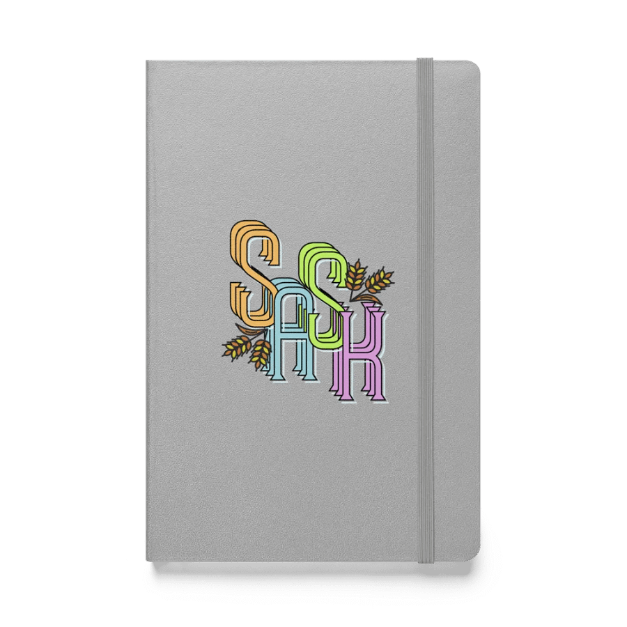 SASK Saskatoon Saskatchewan Stylized Hardcover Notebook product image (1)
