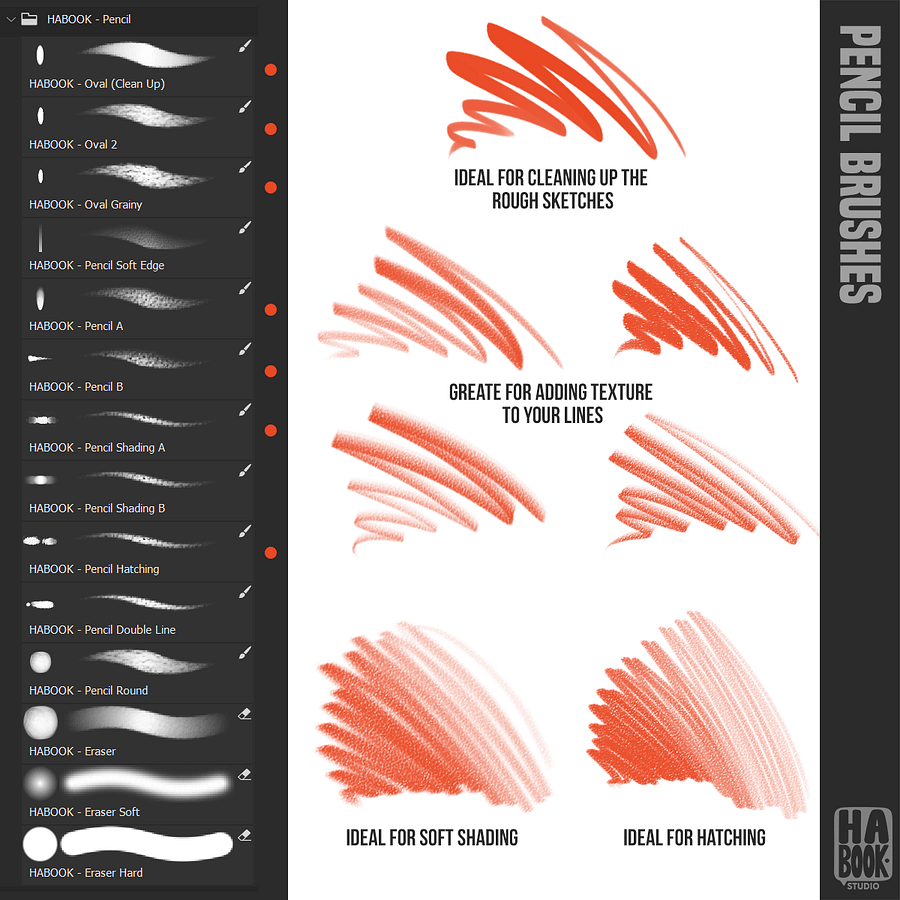 HABOOK Photoshop Essential Brushes product image (3)