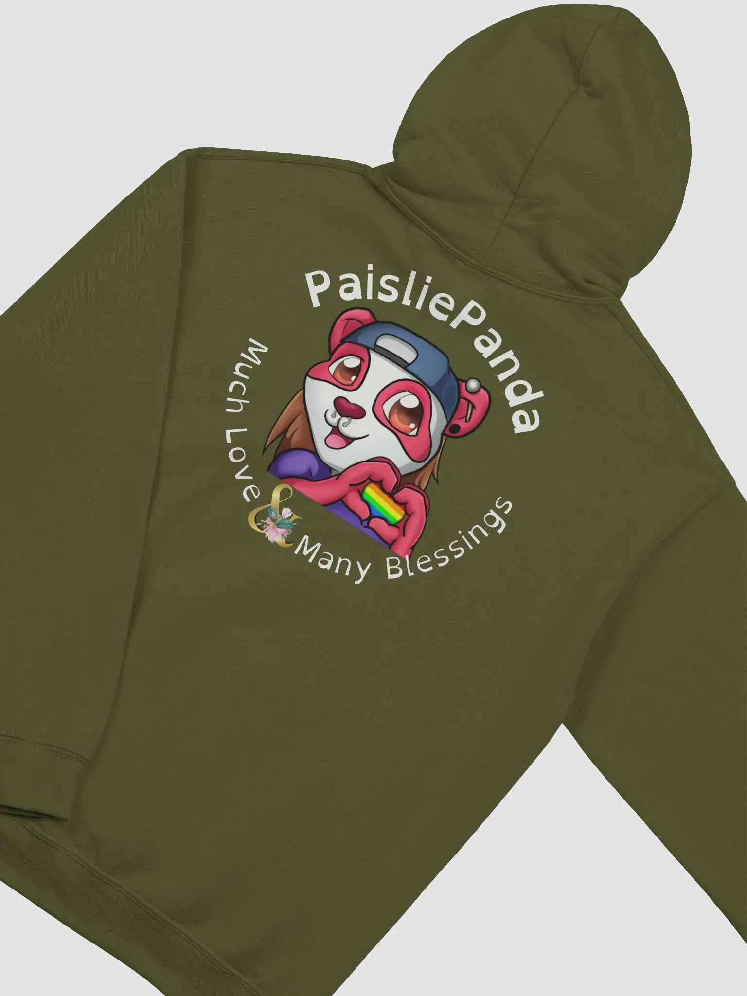 PaisliePanda Love Hoodie w/ Light Text product image (39)