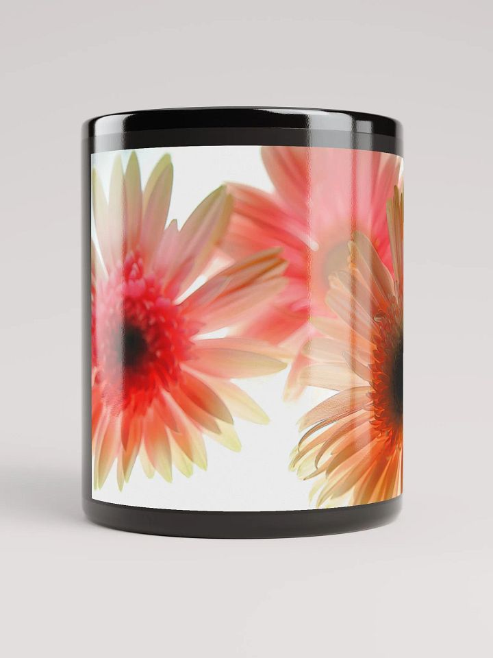 Flowers 2602 Black Coffee Mug product image (1)