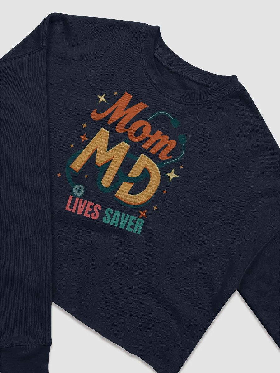 Mom MD Life Saver Fleece Crop Sweatshirt product image (12)