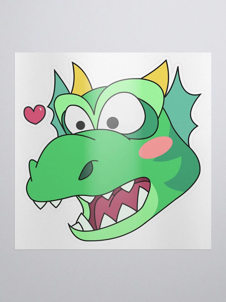 Love Dragon Green Sticker product image (1)