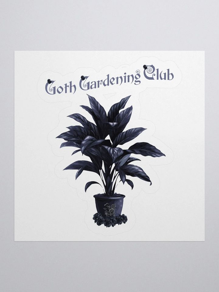 Goth Gardening Club Sticker product image (2)