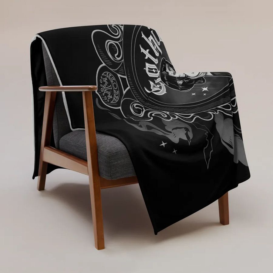 𝖌𝖔𝖙𝖍𝖎𝖈𝖈 throw blanket product image (3)