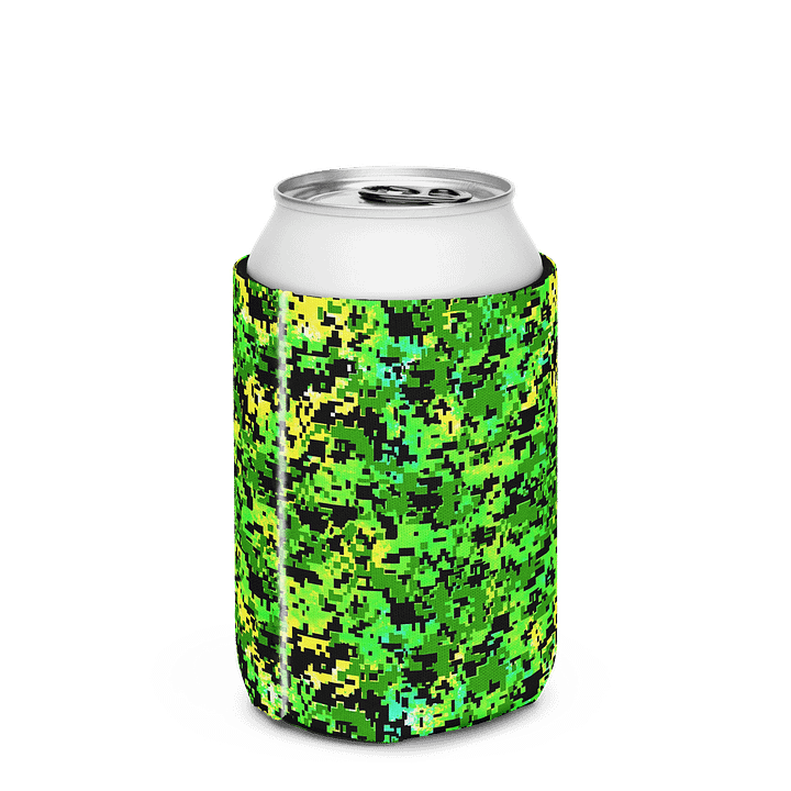 Pixelated Camo Can Cooler product image (3)