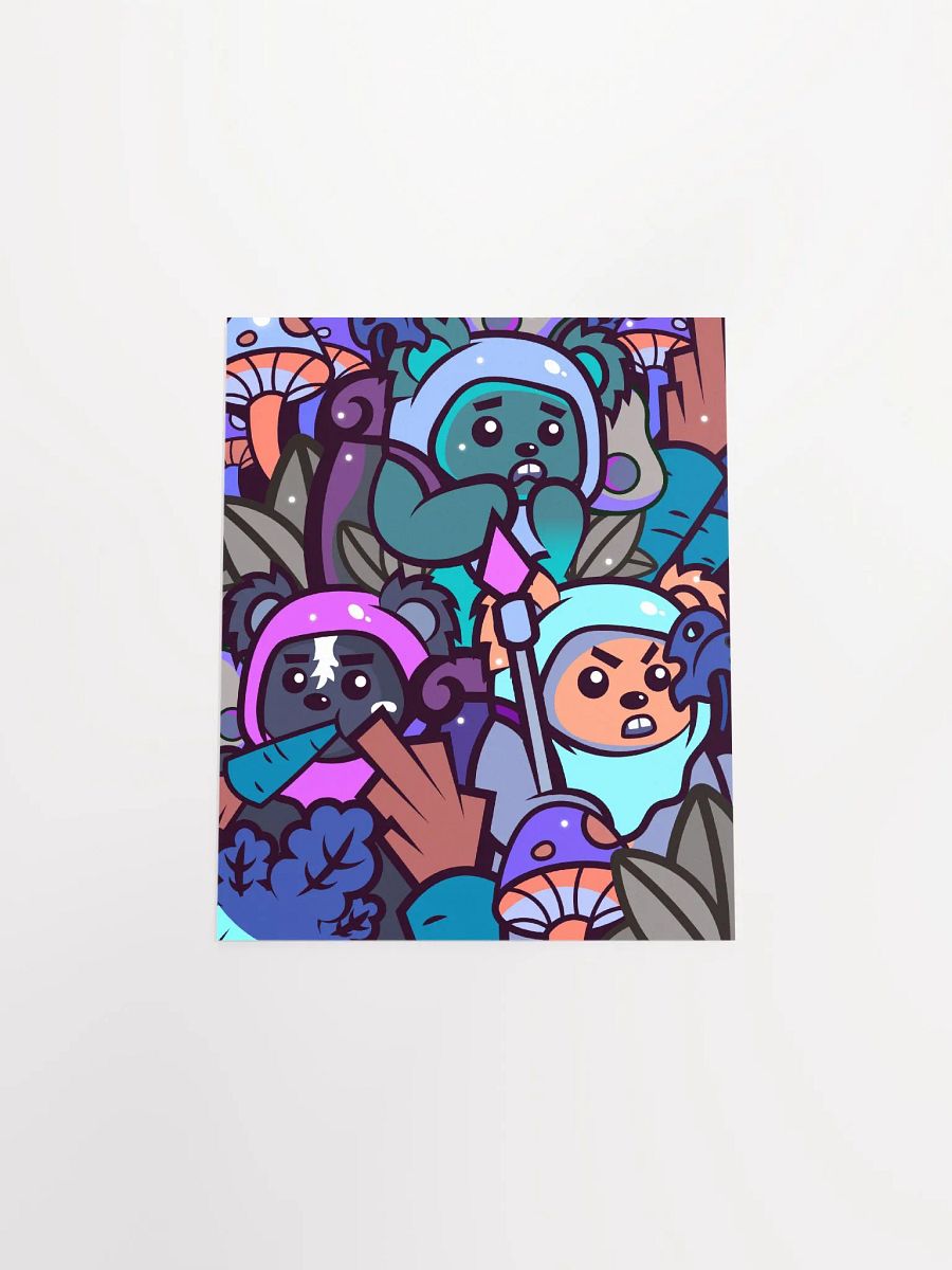 Night Bear Garden Poster Print product image (16)