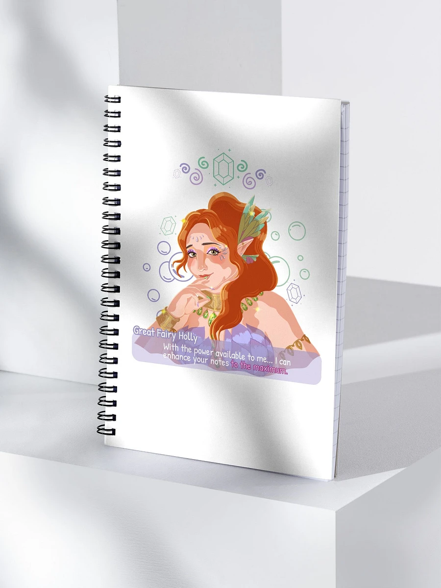 Great Fairy Holly Spiral Notebook product image (3)