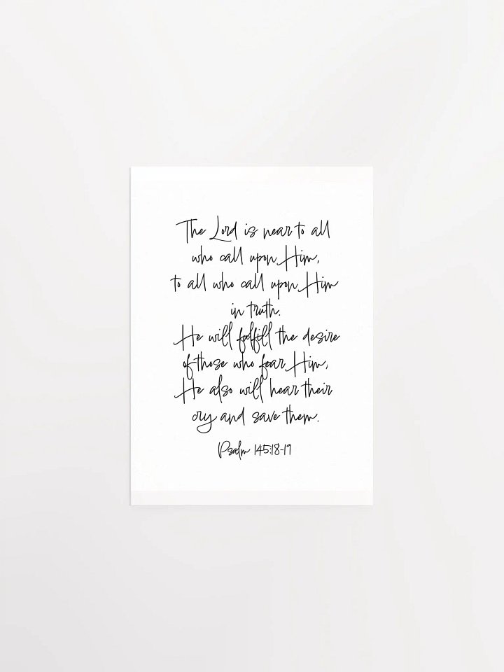 The Lord is Near - Print product image (1)