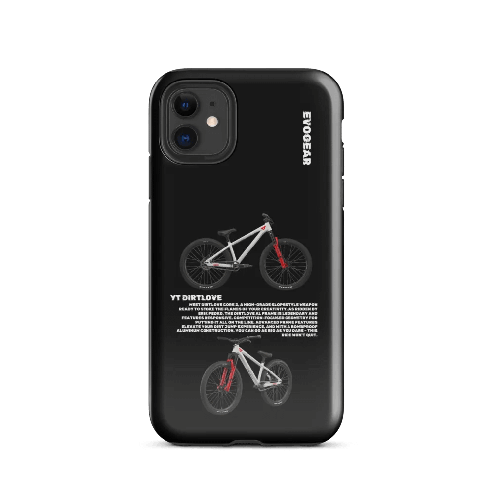 Black DirtLove Core 2 iPhone Case product image (2)