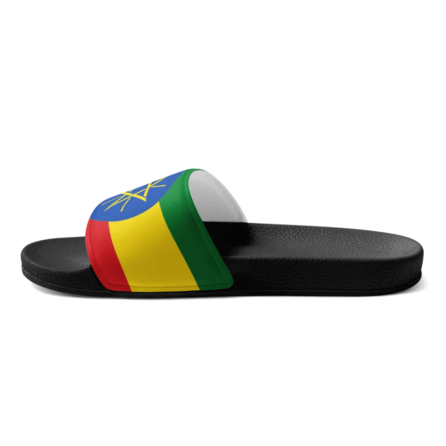 Ethiopian-Star and Stripes Women's Slides product image (8)