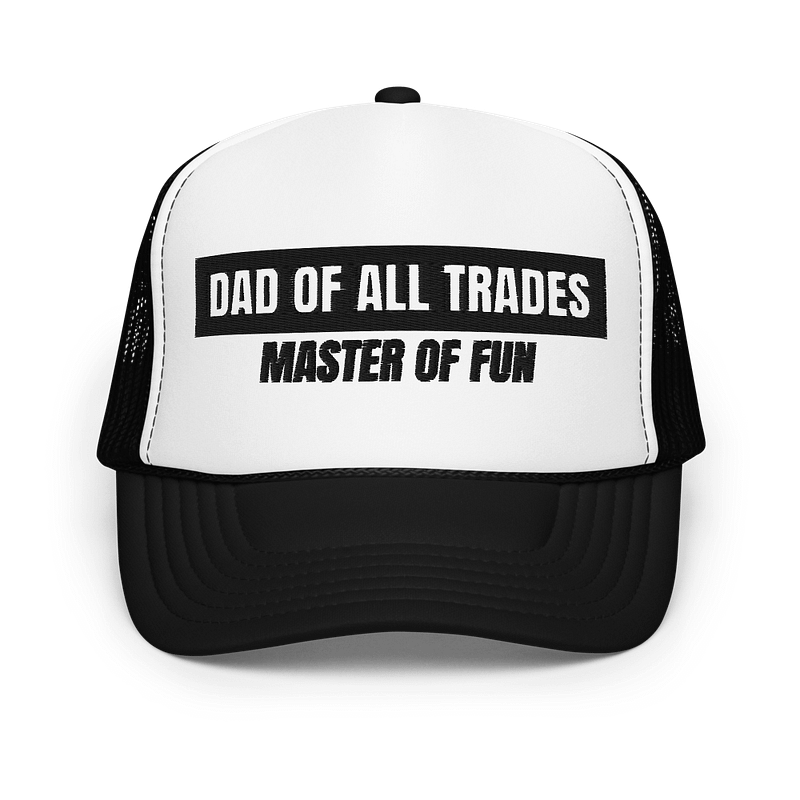 DAD OF ALL TRADES (black on white)