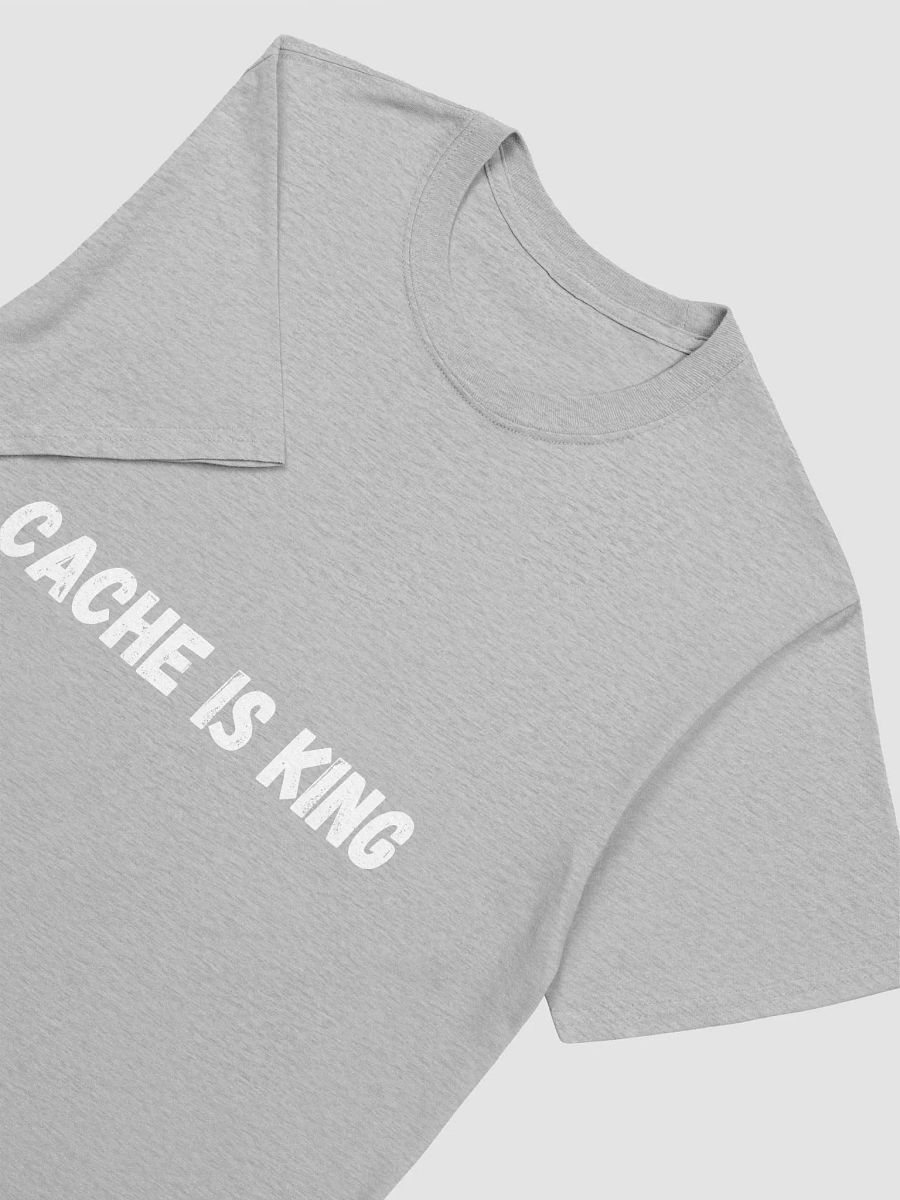 Cache is King. - Bold and Royal Geocaching T-Shirt product image (35)