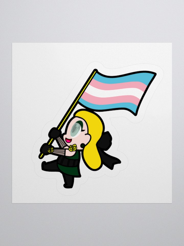 Miss Will-o-Witch Pride 25 Trans Sticker product image (1)