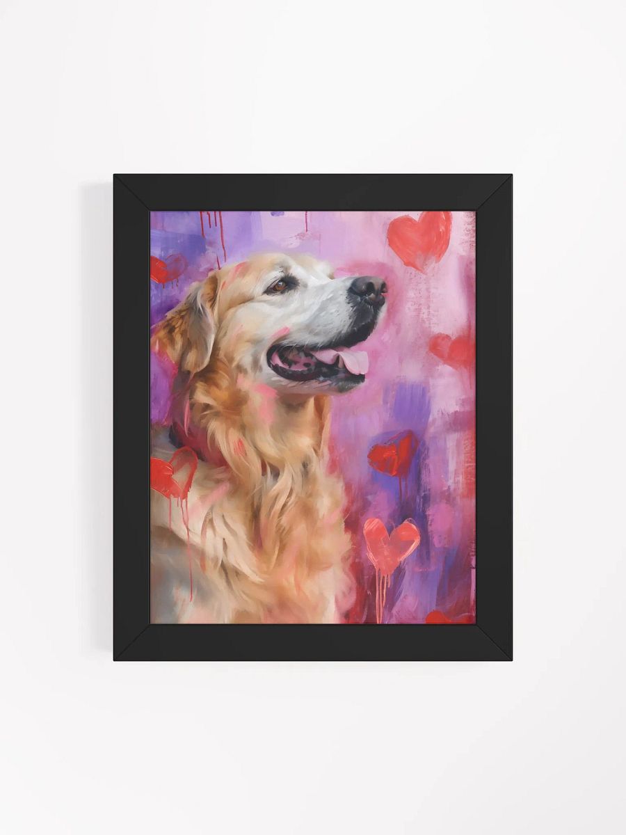 Golden Retriever Joy Framed Print product image (11)