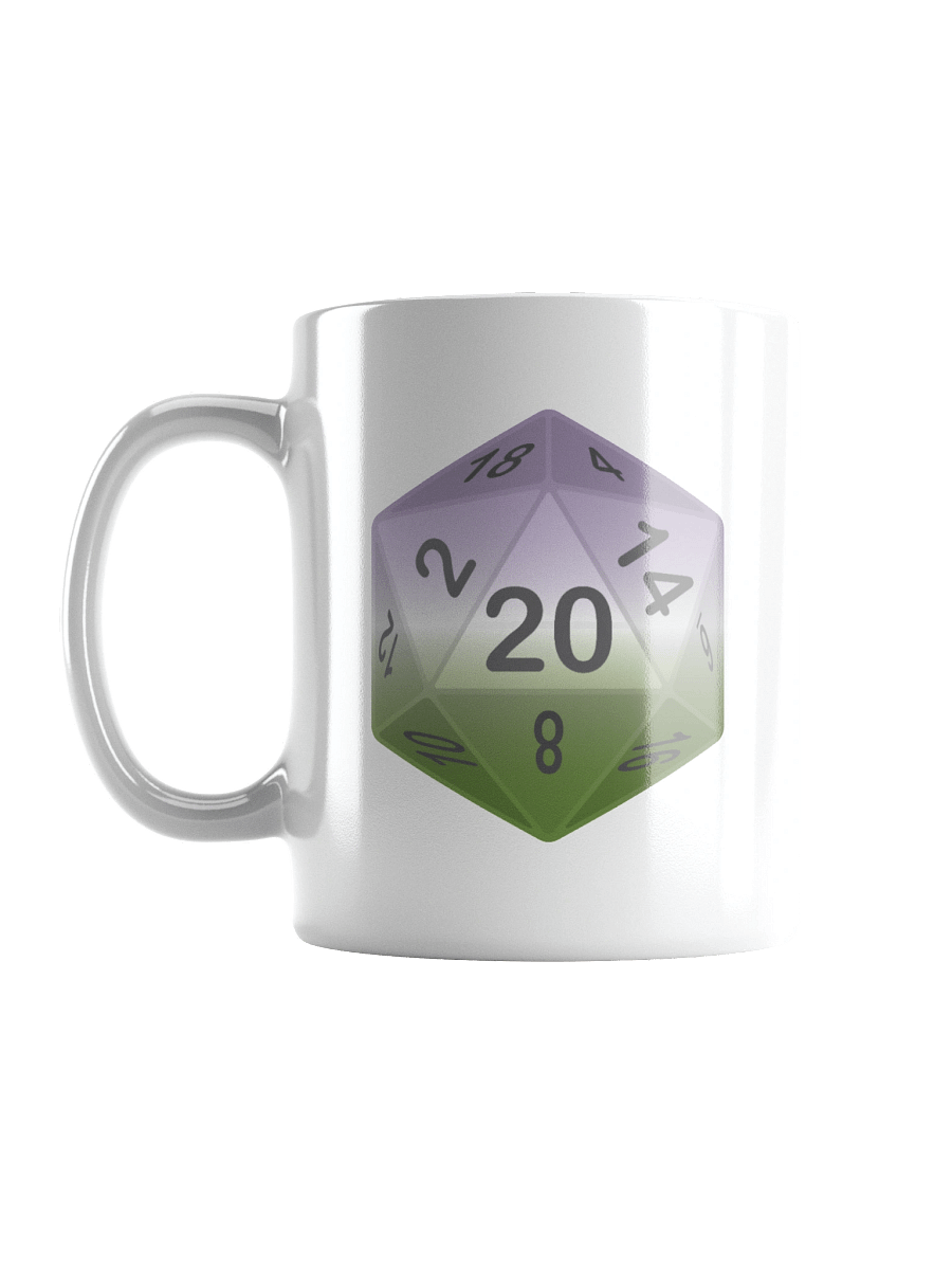 Genderqueer Pride D20 Mug product image (18)