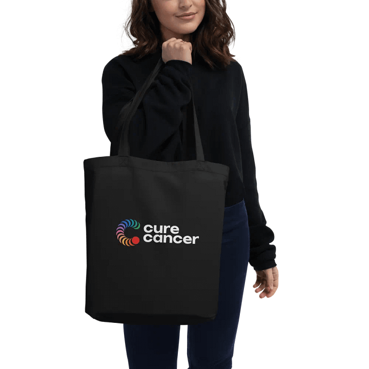 Cure Cancer | Logo Eco-Friendly Tote - Black product image (2)