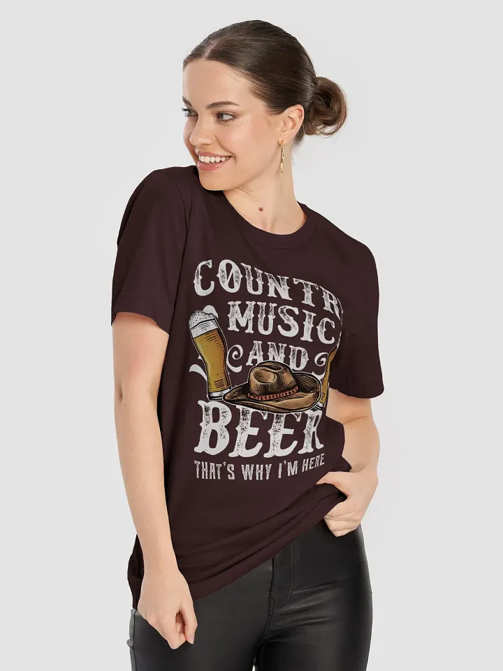 Country Music and Beer T-Shirt – Perfect for Fans of the Country Life & Drinks product image (2)