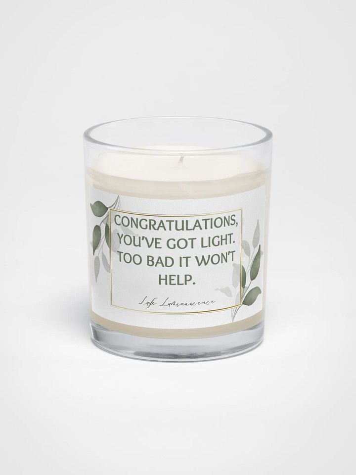 Light at the End of the Tunnel Funny Quote Candles product image (1)