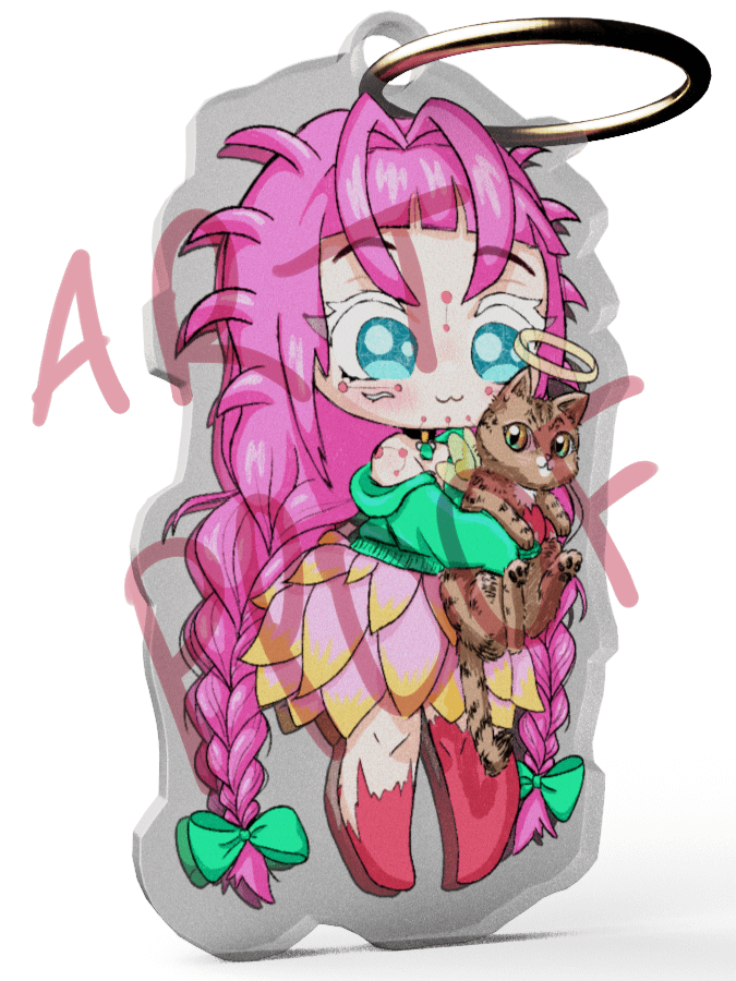 Froggy and Whippy Acrylic Keychain product image (1)