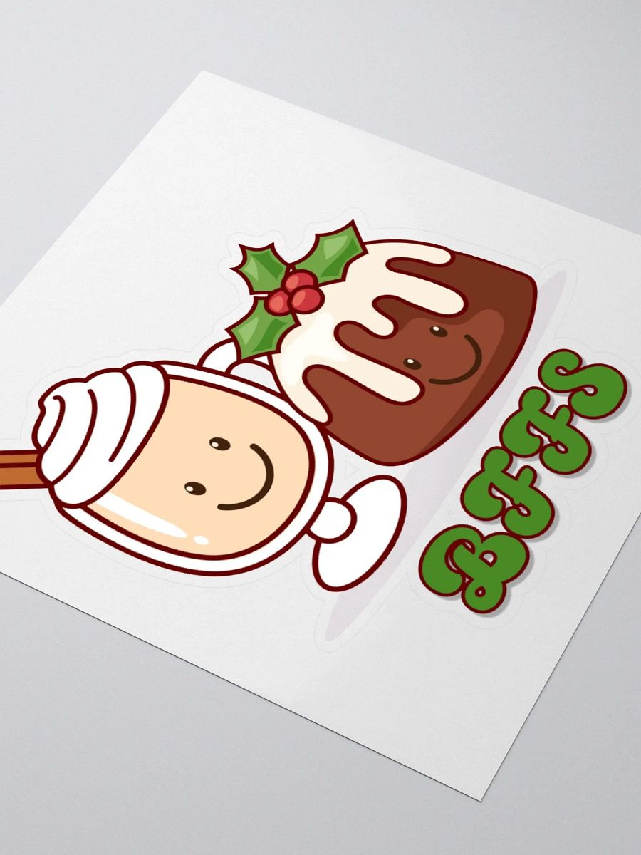 BFFs Eggnog and Figgy Pudding Sticker product image (3)