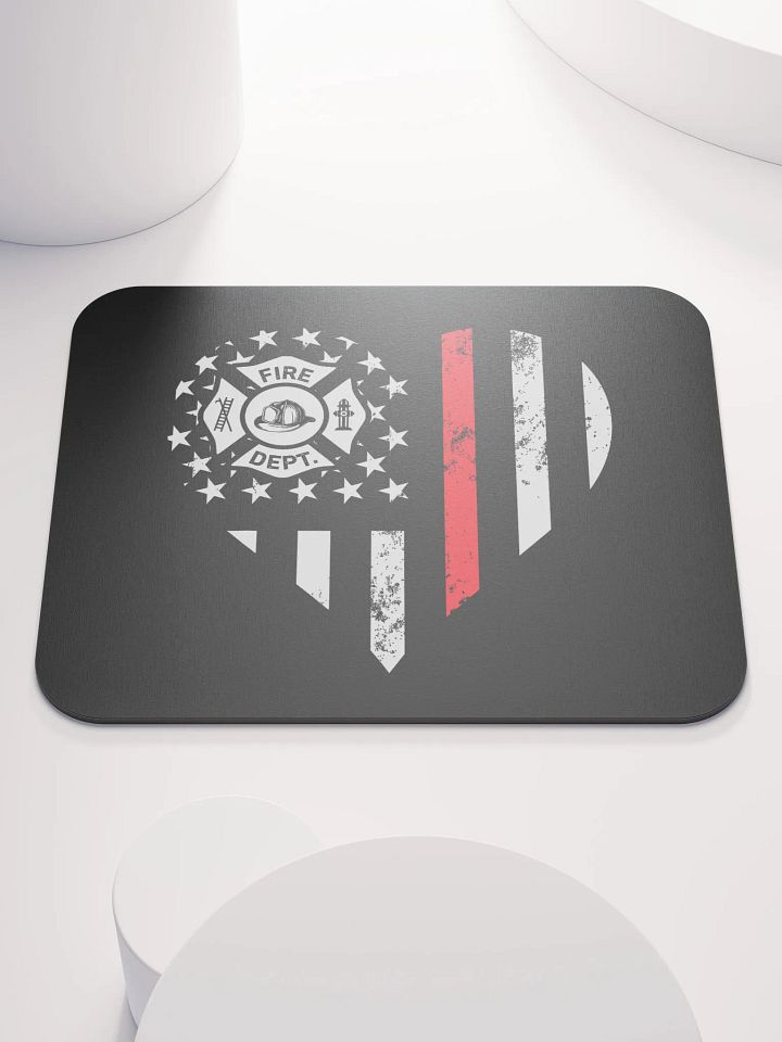 Fire Dept Heart - Mouse Pad product image (1)