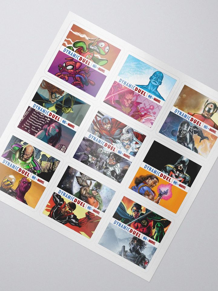 Dynamic Duel Episode Cover Stickers - Series 9 product image (2)