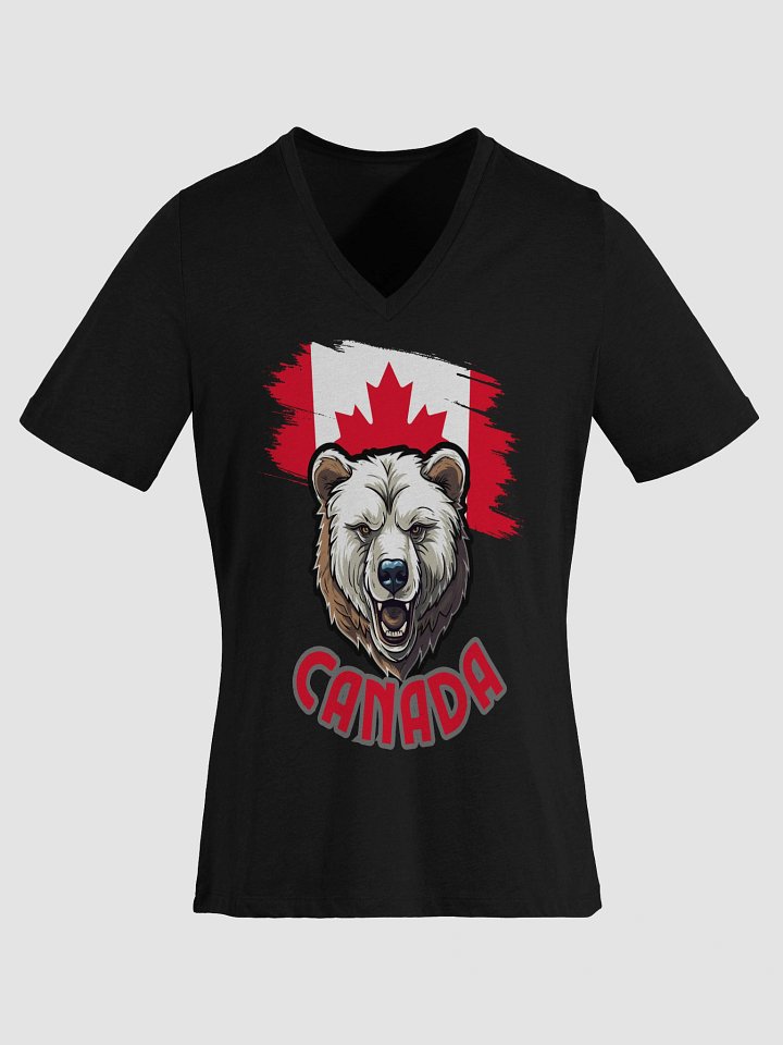 Canadian Bear V-Neck Tee product image (2)