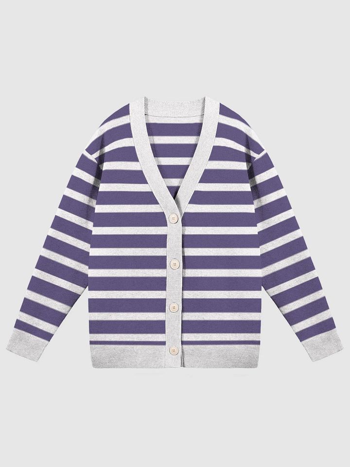 Violet Stripes knitted cardigan product image (2)