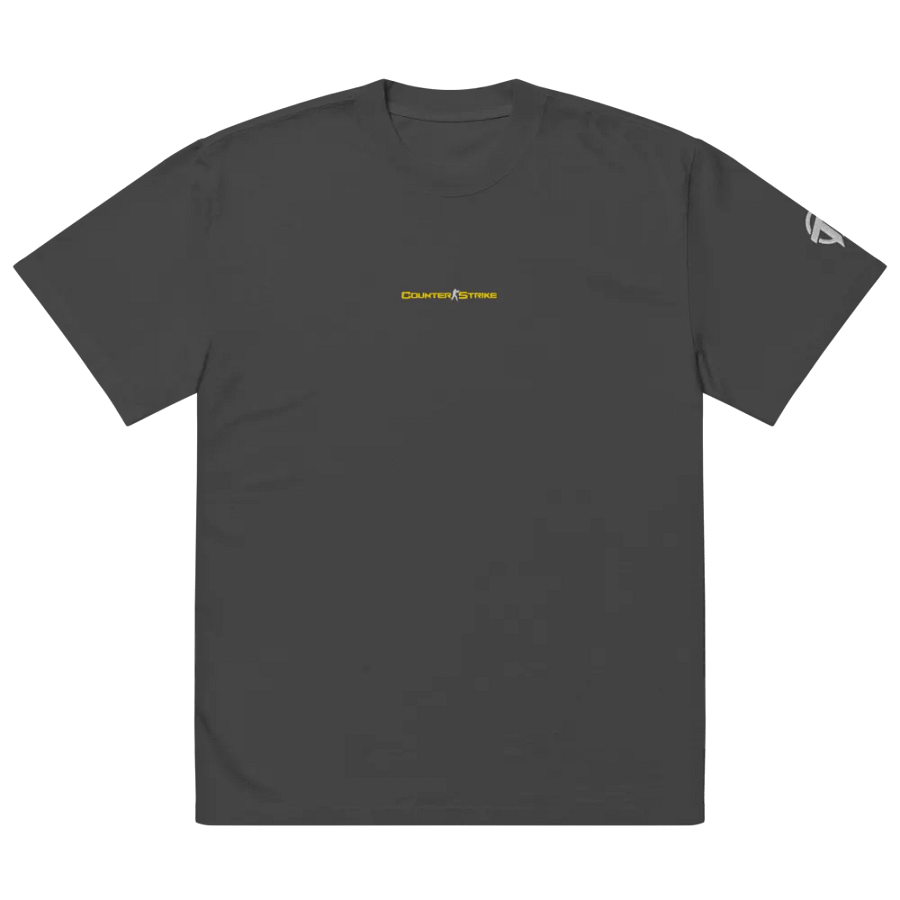 TopFrag™ CS 1.6 Vintage Style – Embroidered Faded Oversized Tee product image (3)