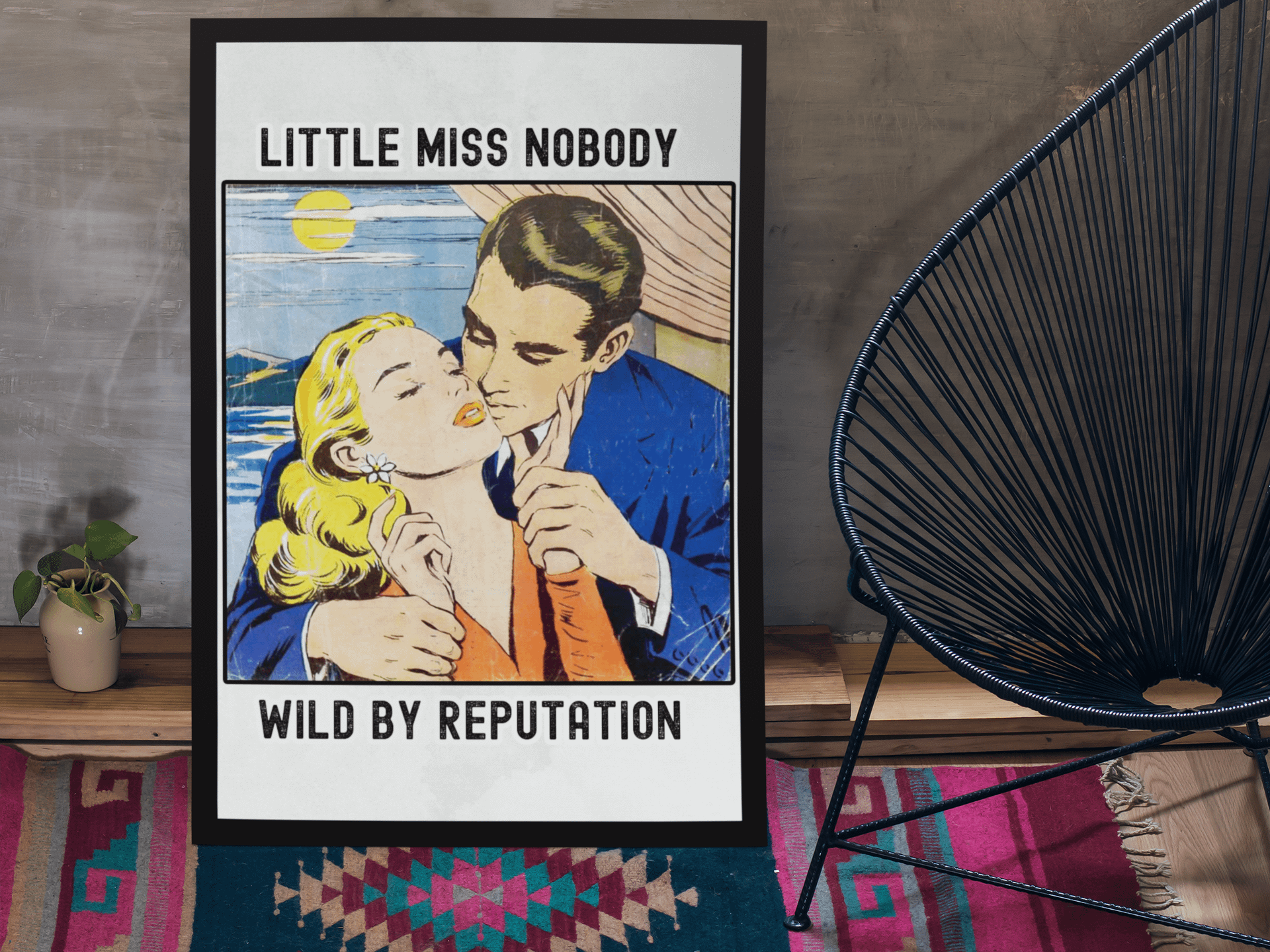 LITTLE MISS NOBODY - WILD BY REPUTATION WALL ART product image (25)