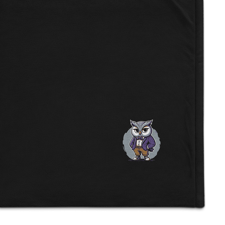 Dapper Owl Premium Sherpa Blanket product image (1)