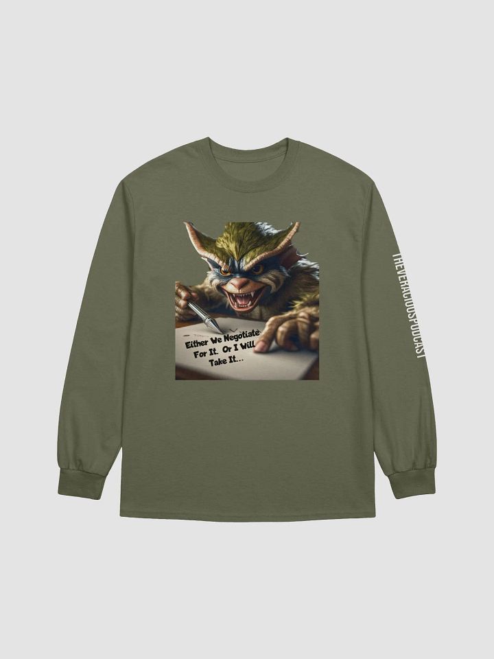Negotiate Or Im Talking Ultra Cotton Long Sleeve T-Shirt product image (1)