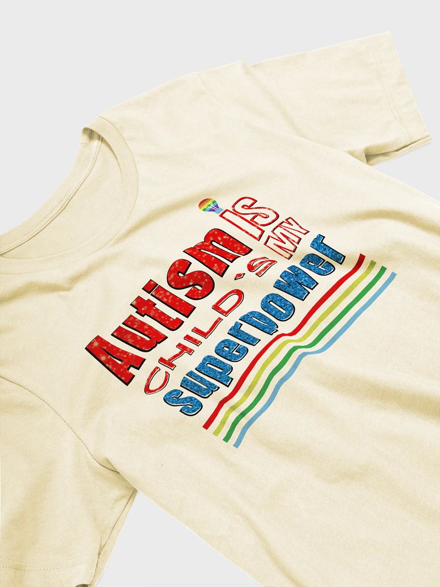 Autism Is My Child’s Superpower, Bella Canvas T-shirt product image (4)