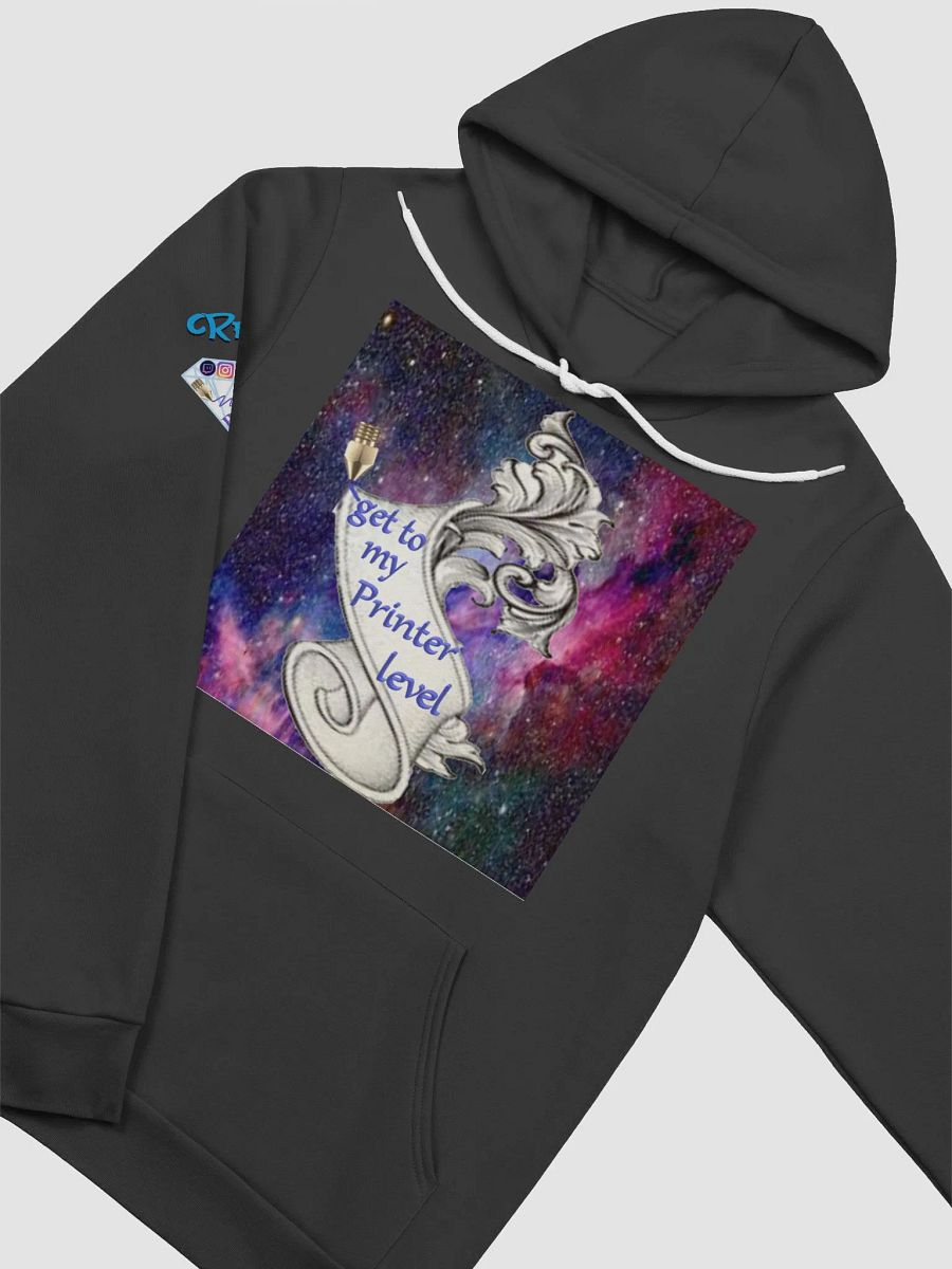 get to my printer level , Herren Hoodie product image (3)