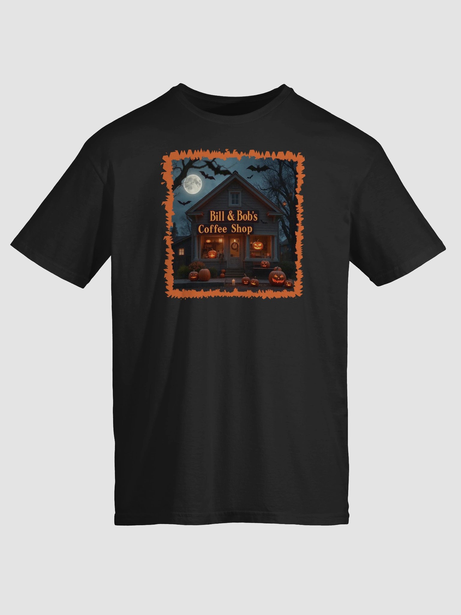 Bill and Bob's Coffee Shop Halloween | Recovery T-Shirt Inspiring Sobriety product image (1)