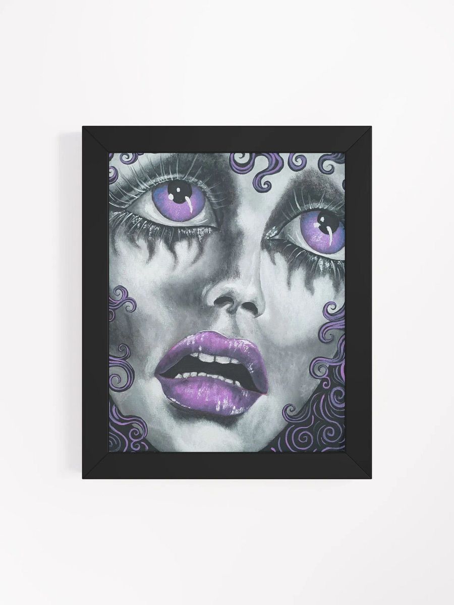 Fayette in purple framed print product image (4)