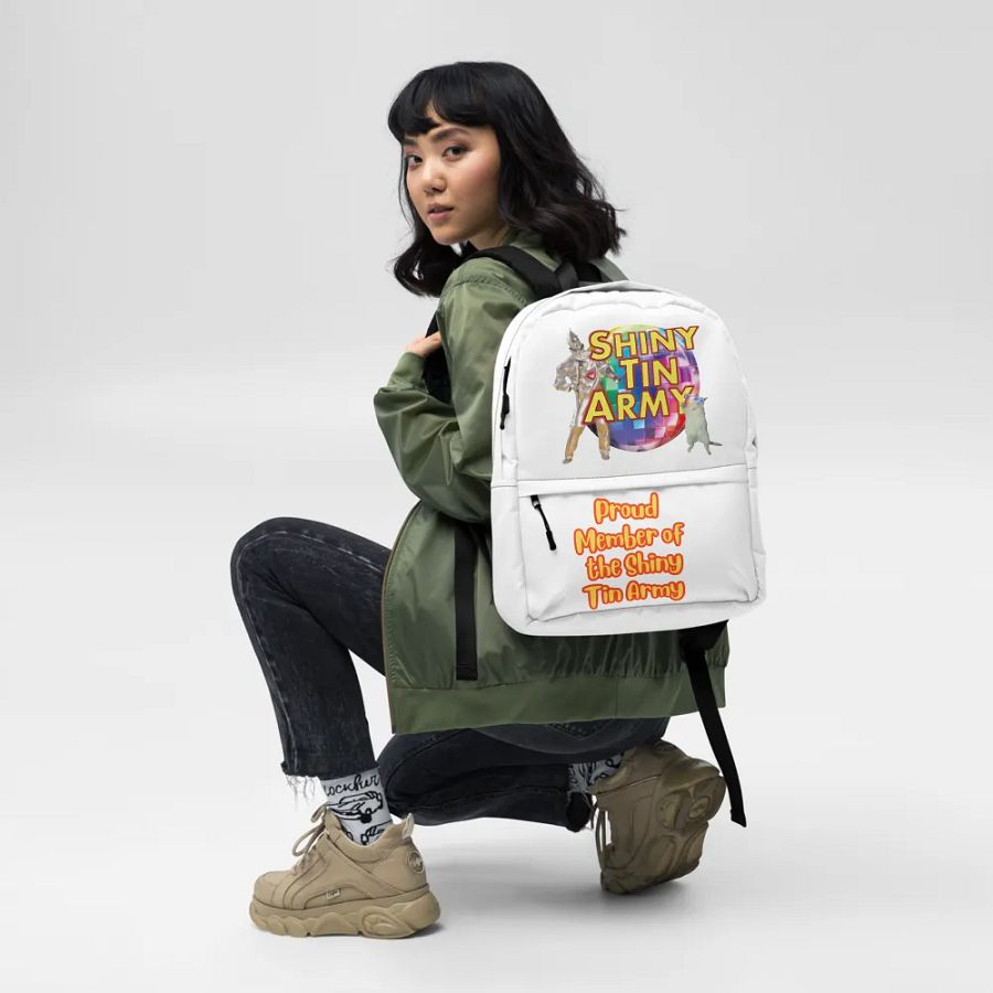 Shiny Tin Army Backpack product image (10)