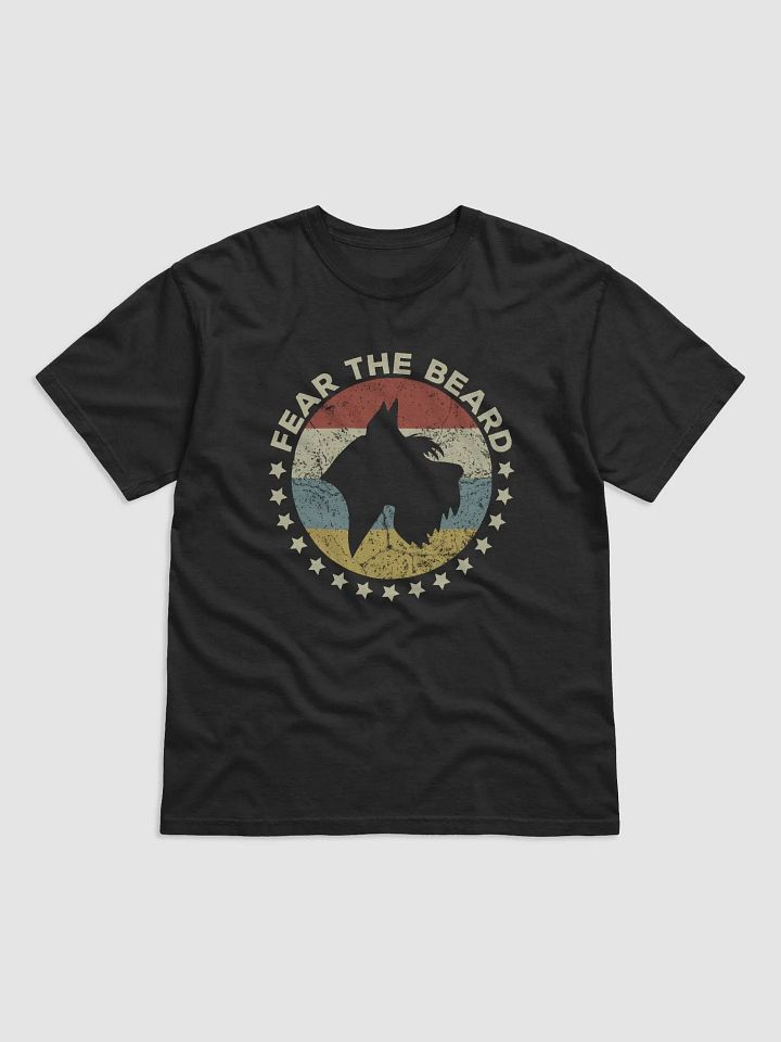 Fear the Beard Tee | Retro-Style T-Shirt for Schnauzer Dog Owners product image (2)
