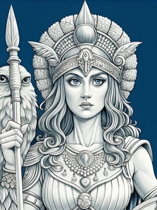 Greek Gods Coloring Book for Adults Tome II product image (3)