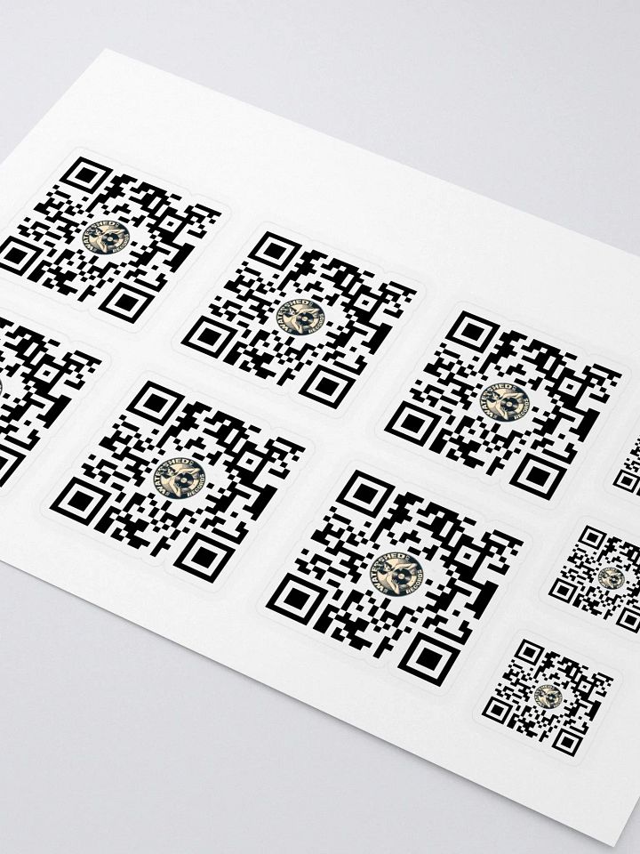 Watershed Records QR Code Sticker Sheet product image (1)