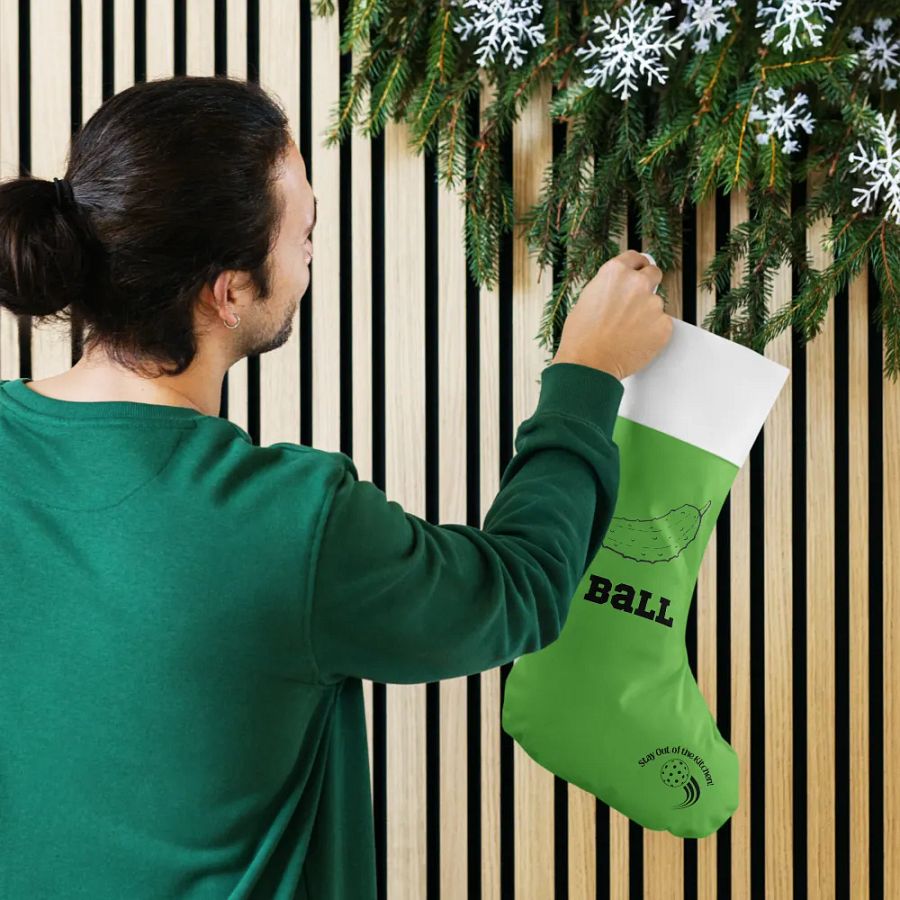 Pickleball Holiday Fun Christmas Stocking product image (9)