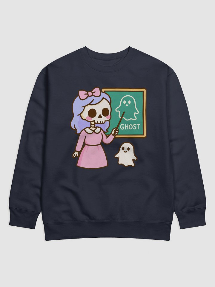 Spooky Skeleton and Ghostly Pupil Premium Sweatshirt product image (9)