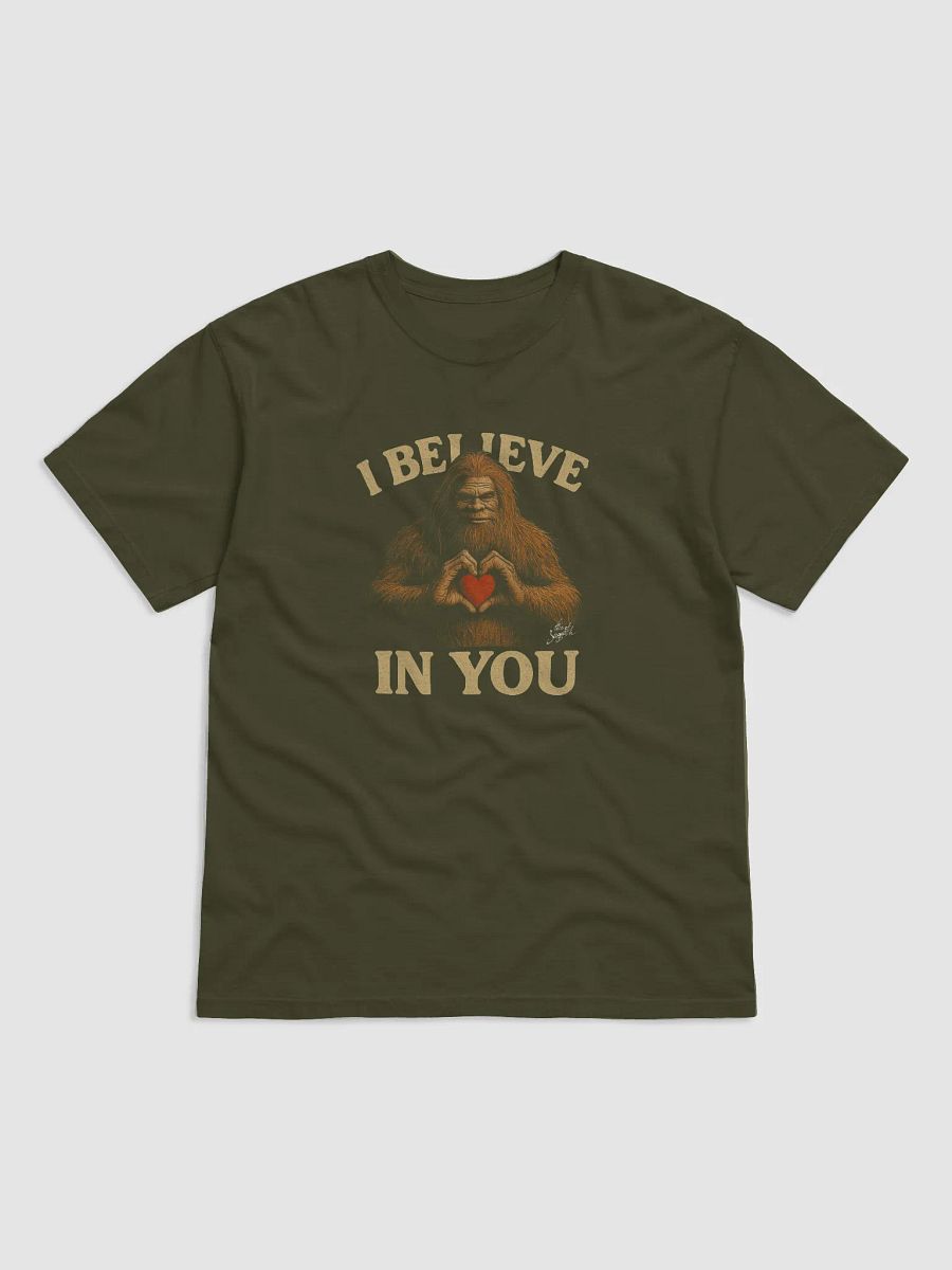 Bigfoot Believes in You – Inspirational Sasquatch T-Shirt product image (1)