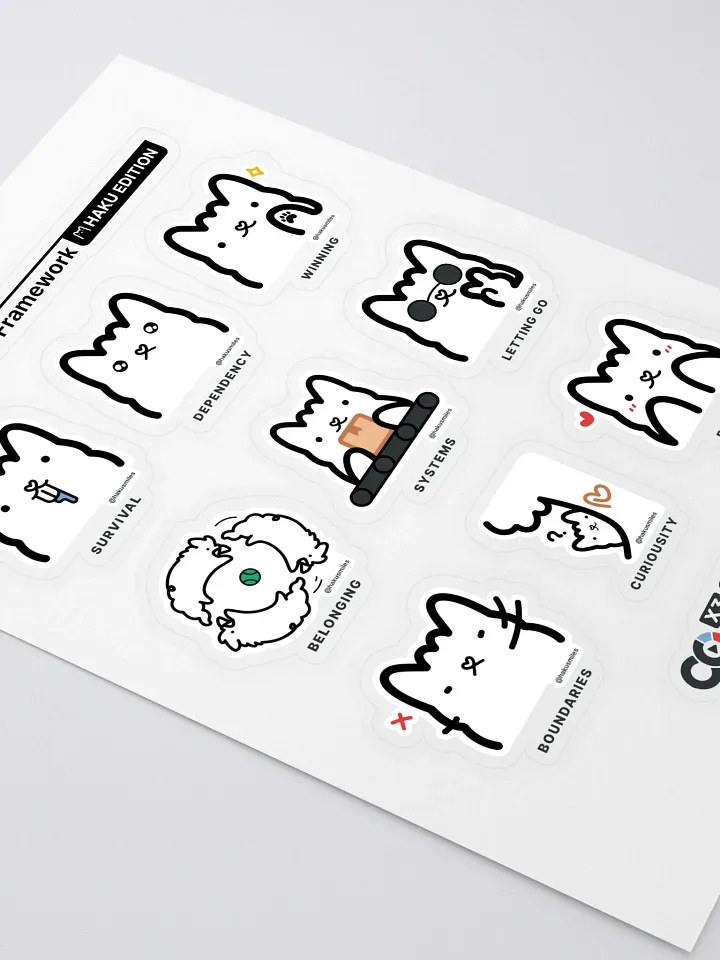 Better Life Framework Stickers (HAKU) product image (2)