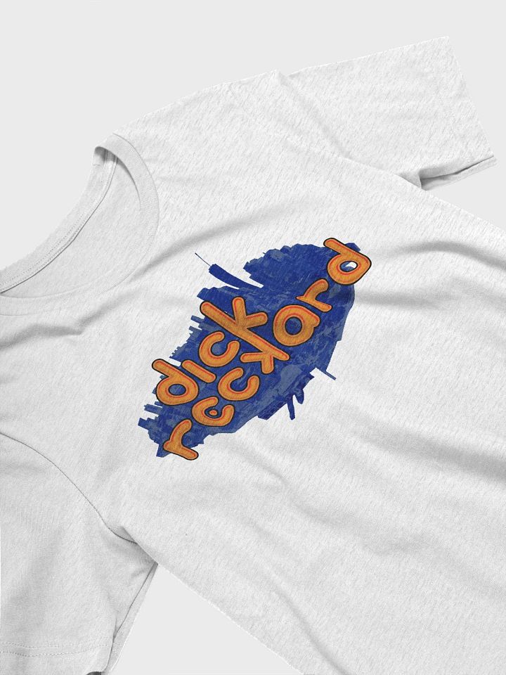 RetroText DR Orange Text on Blue BG Logo Unisex T-Shirt product image (1)
