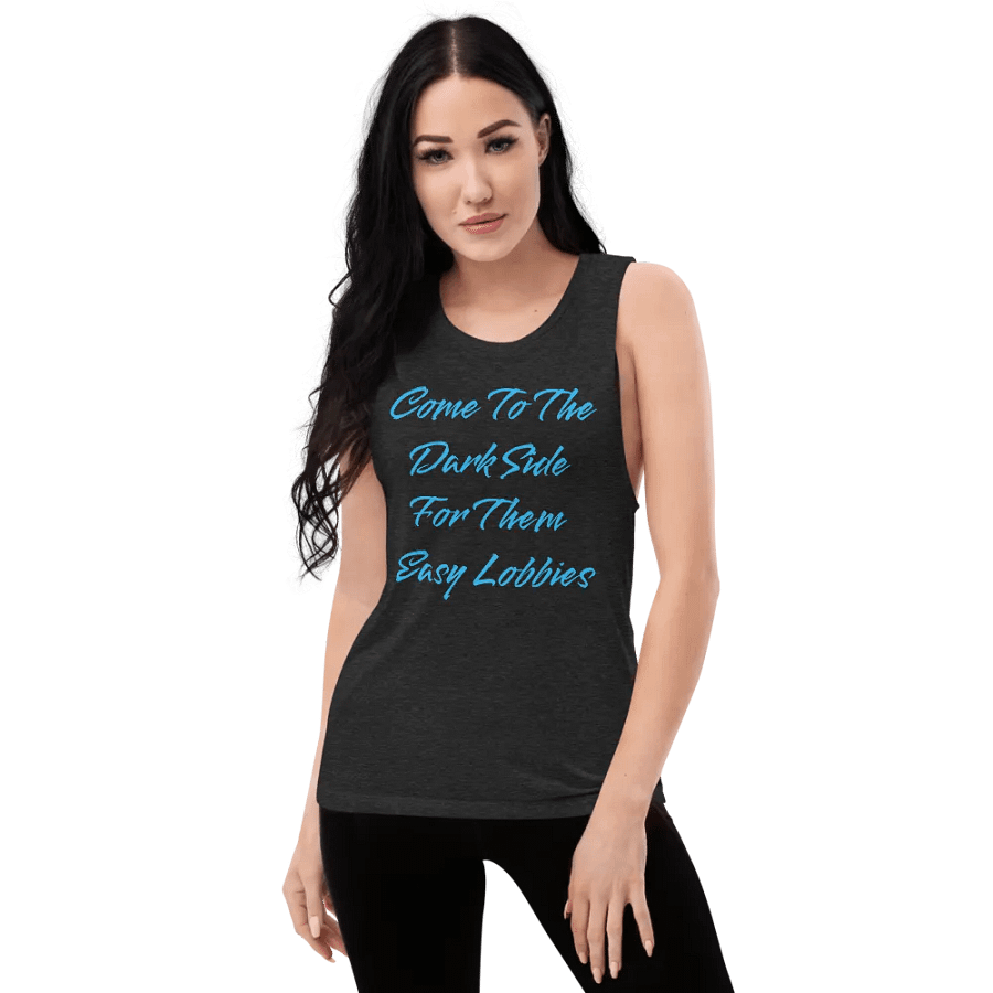 Glitchy Message Flowy Muscle Tank product image (8)