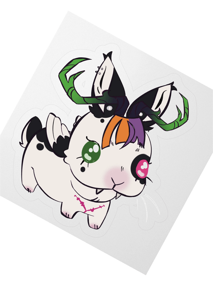 Whimsical Wolpertinger Stickers product image (4)