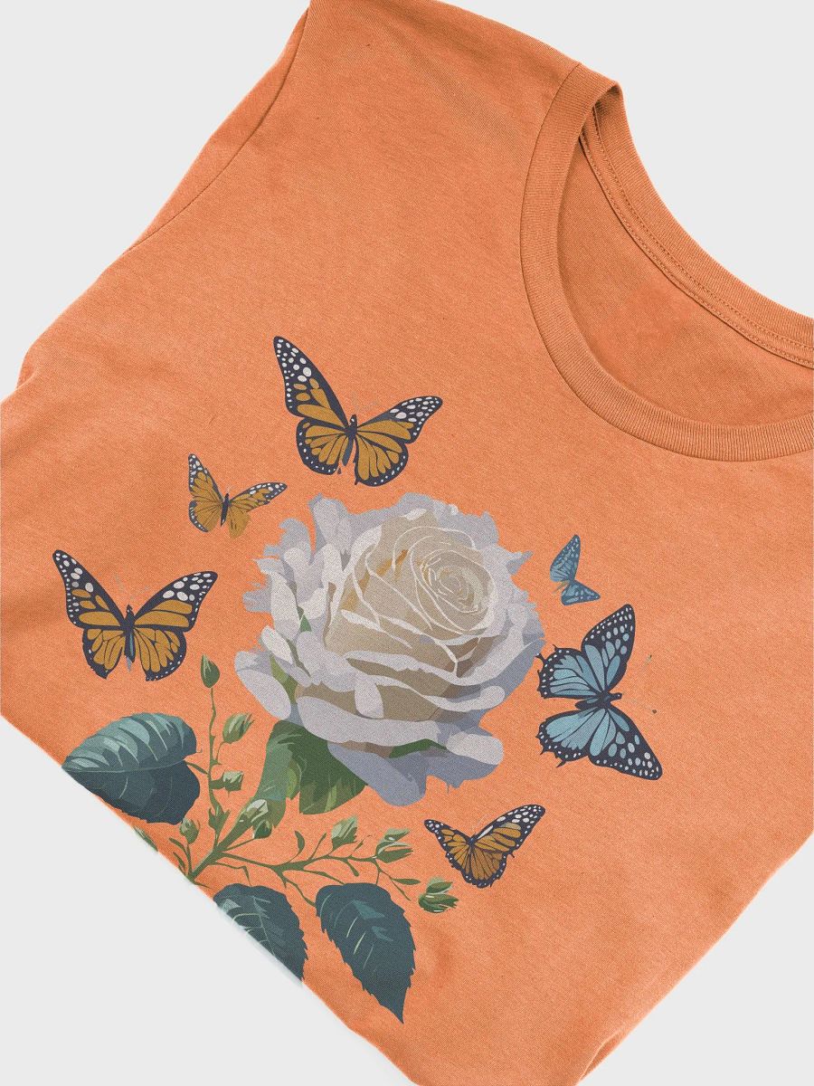Butterfly White Rose Diva T-Shirt product image (49)
