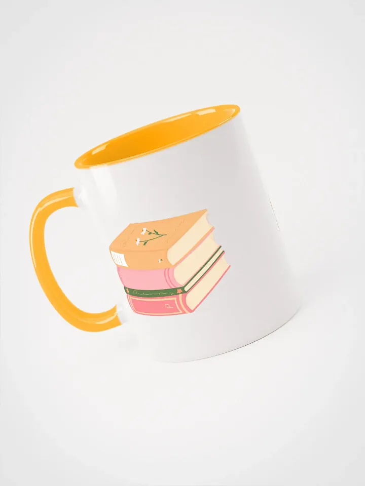 My Happy Space, Cat Reading Ceramic Mug product image (2)